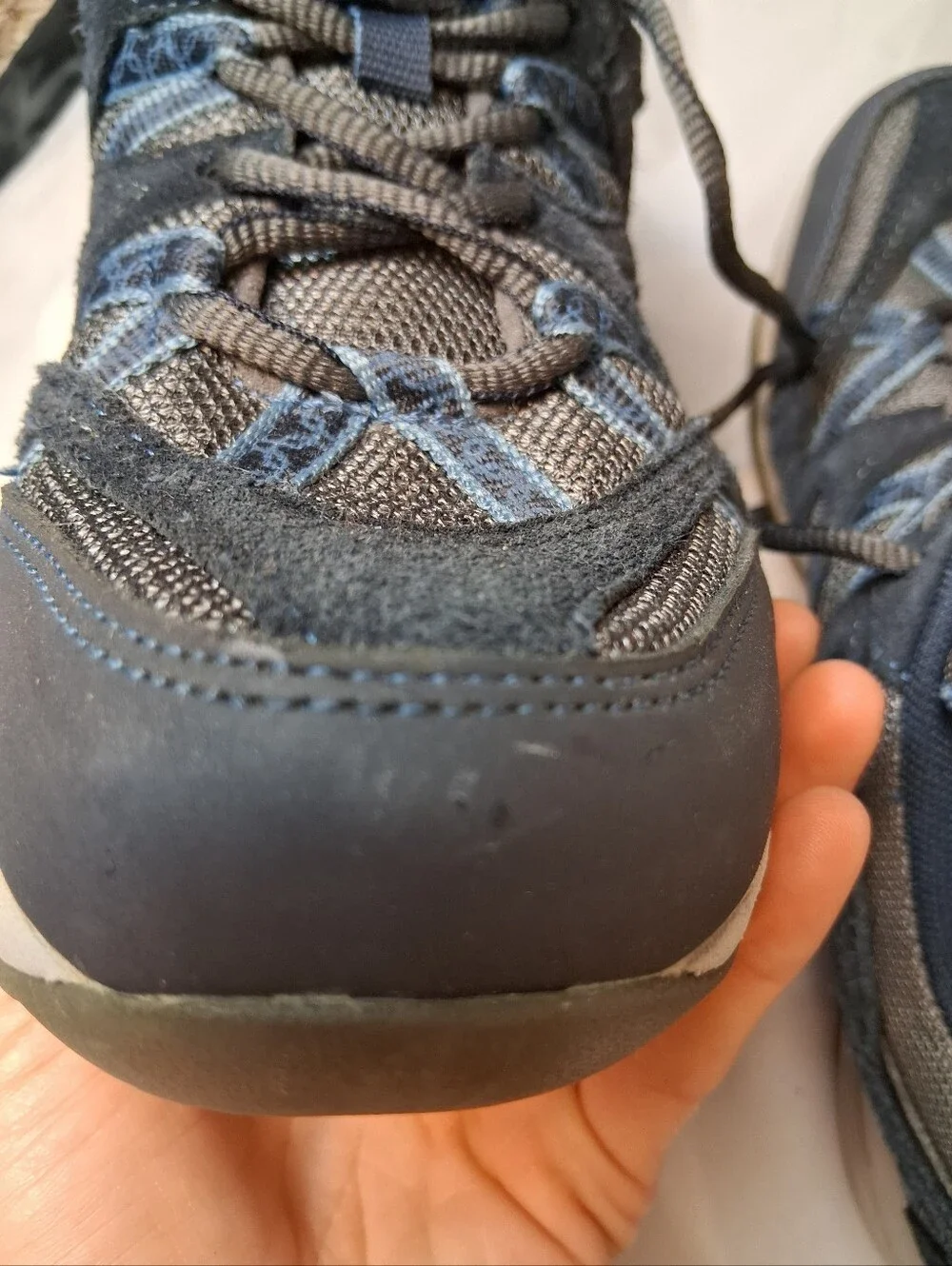 Easy Spirit Exploremap Walking Shoes Navy Blue Mesh Sneaker Women's Size 8M